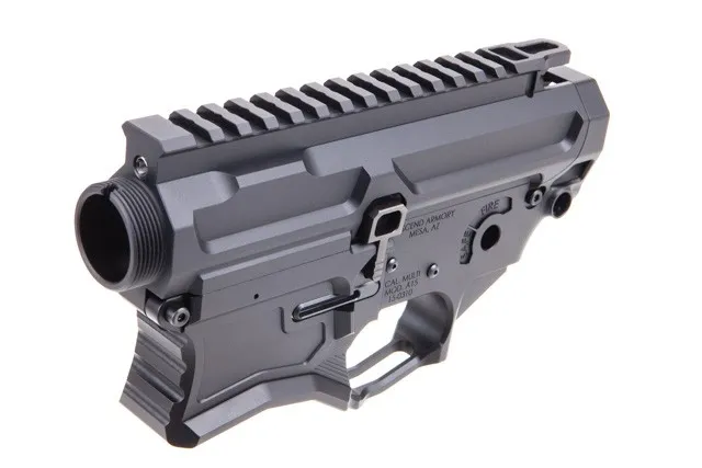 Ascend Armory AR-15 Matched Billet Receiver Set - 6061 Big Bore Shield Deflector