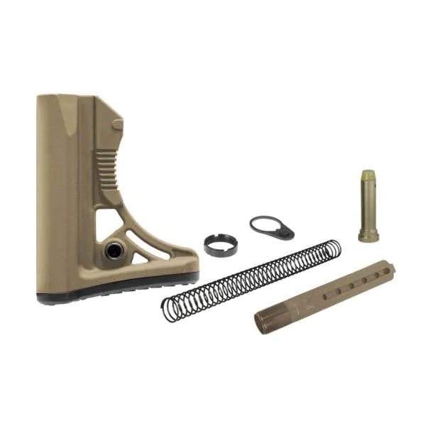 Leapers, Inc. UTG Pro AR-15 Ops Ready S3 Mil-Spec Stock Kit, Flat Dark Earth