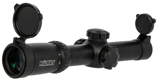 Konus USA KonusPro M-30 1-4x24mm Dual Illuminated Red/Blue Engraved Circle Dot Rifle Scope