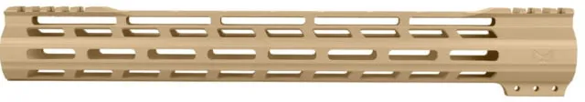 ABC RIFLE COMPANY Super Slim Free Float Hybrid Top Cut AR-15 M-LOK Handguard 15in Cerakote Flat Dark Earth