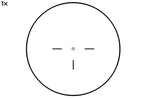 Atibal 1-6x Atibal XP6 MIRAGE with Rapid View lever Front Focal Plane (FFP) - Black
