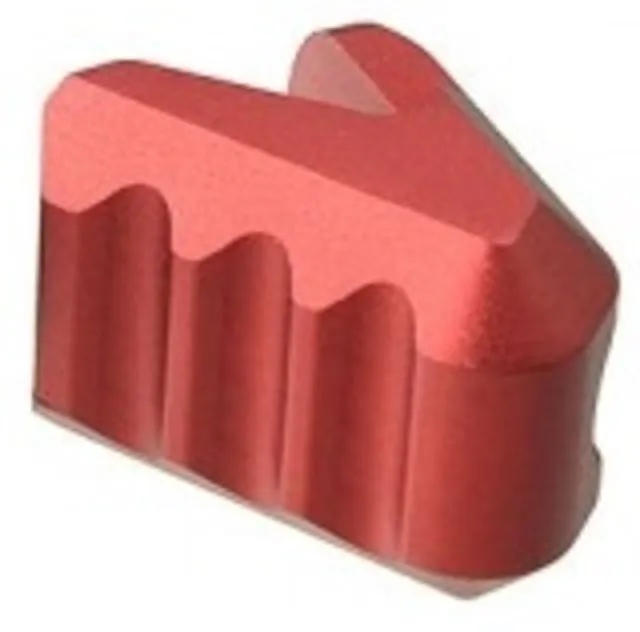 Strike Industries Extended ISO Tab Latchless Charging Handle Red
