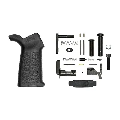 Fire Control Group AR-15 MOE Lower Parts Kit Minus FCG - Black