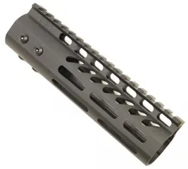 Guntec USA Ultra Lightweight Thin M-LOK Free Floating Handguard w/Monolithic Top Rail 7in Black