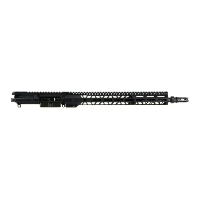 Faxon Firearms Match Series AR-15 6.5 Grendel 16in Upper Receiver Gunner Mid Length 1-8 Twist 5/8x24 w/BCG Supressor Black