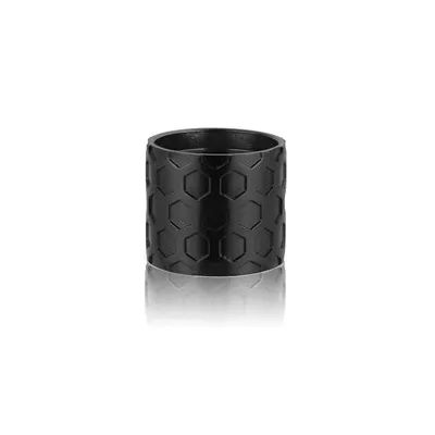 Backup Tactical 1/2x28 RH .223 Rem Rifle Thread Protector With Honeycomb Pattern, Black