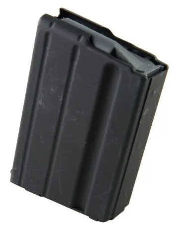 ASC Magazine: AR-15: 6.8 SPC 15rd Capacity Black Marlube Stainless Steel Gray Follower - 15-68-SS-BM-G-ASC