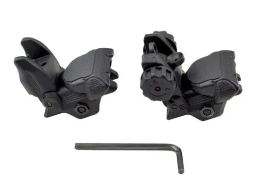 Presma AR-15 Flip-Up Sight Set - Black