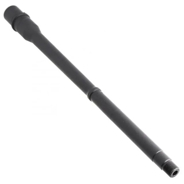 Tiger Rock Threaded Barrel AR-10/LR-308 16in Light Contour 1-10 Twist 5/8x24 Thread Pitch Black Nitride Black Large