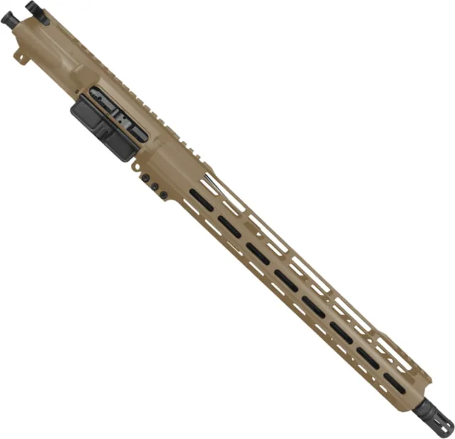 ABC RIFLE COMPANY AR-15 .300 AAC Blackout Complete Build 16in Barrel 15in Lightweight Hybrid M-LOK Handguard Upper Receiver 5/8x24 Nitride Flat Dark