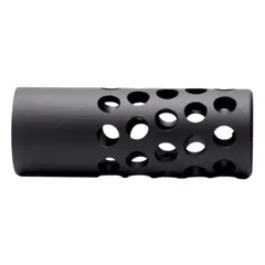 Anarchy Outdoors Titanium Full Port Muzzle Brake TPI Titanium Muzzle Brake Cerakoted Black - 22 Cal. 1/2x28
