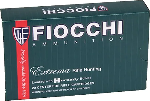 Fiocchi Extrema Leadless 168 gr Tipped TSX Boat Tail .308 Win Ammo, 20/box