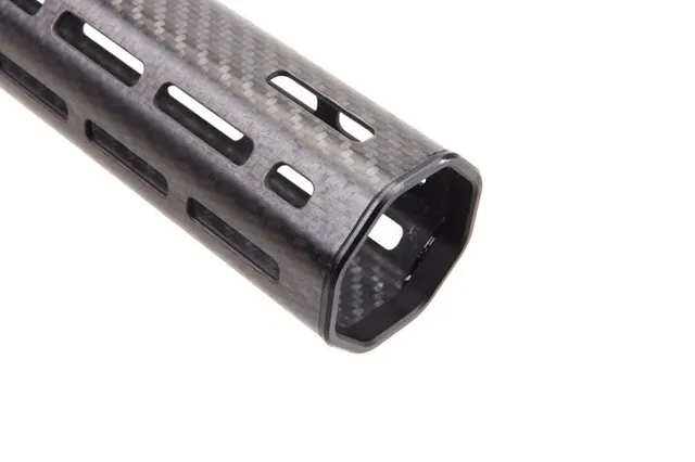 Lancer Systems .308/7.62 LCH7 LIGHTWEIGHT M-LOK Carbon Fiber Handguard XL (No Rails) - 15"