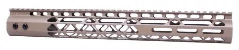 Guntec USA Air Lite M-LOK Free Floating Handguard w/Monolithic Top Rail 15in Flat Dark Earth