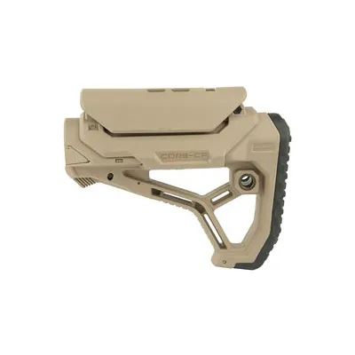 FAB Defense AR-15 Buttstock Fits Mil-Spec And Commercial Tubes, Tan