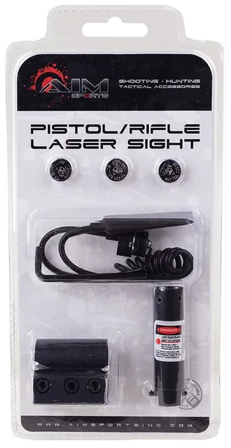 Aim Sports Universal Laser Sight w/ Allen Head Adjustment for Pistol/Rifle
