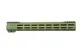 Dirty Bird AR-15 SMRS Handguard - Slim M-LOK Rail System Gen 2 - 15", OD Green Anodized