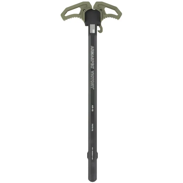 Armaspec Victory, AR-10 Charging Handle, Ambidextrous, OD Green