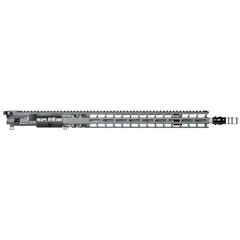 Radian Weapons Model 1 AR-15 6mm ARC 18 inch M-LOK Upper Receiver Fluted Rifle Length 1-7 Twist 5/8x24 Dead Air Keymo Flash Hider Cerakote Grey