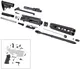 Tiger Rock AR-15 Rifle Build Kit BCG LPK and Stock Kit 5.56mm 17in 16in Barrel M4 A2/Gov Carbine 1x8 1/2x28 10in Quad Rail Handguard Brake Nitride