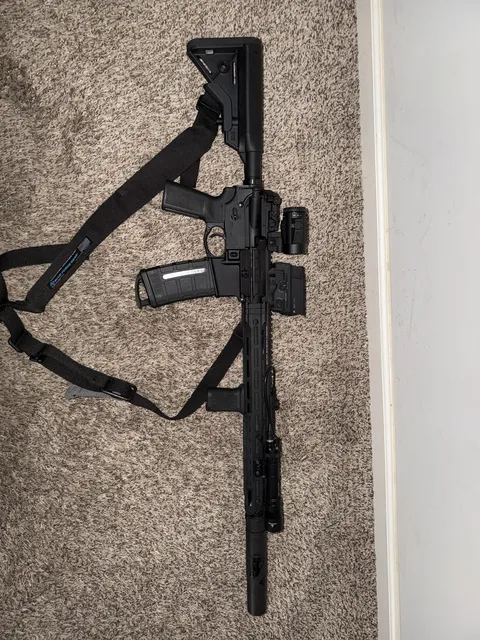 DDM4V7 LW 16-inch on a PSA Lower with SilencerCo Omega