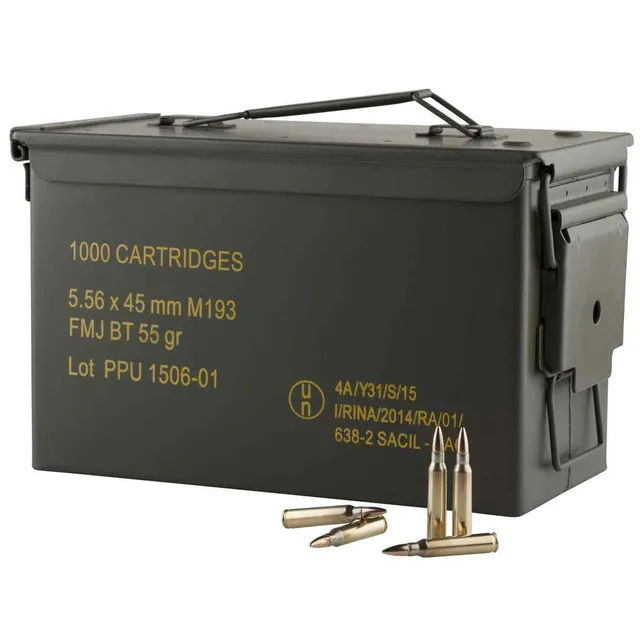 Prvi Partizan Rangemaster 5.56 Bulk Ammo 55gr FMJBT, 1000rds