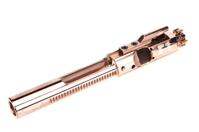 F-1 Firearms 7.62 DuraBolt full auto AR10 bolt carrier groups Rose Gold (TiCrN)
