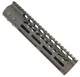 Guntec USA Ultra Lightweight Thin M-LOK Free Floating Handguard w/Monolithic Top Rail 9in Black