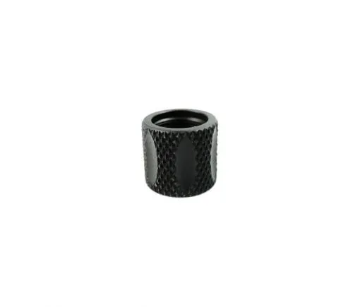 Dirty Bird 1/2x28 Black Knurled/Fluted 5/8 long Thread Protector .223/5.56 - Black