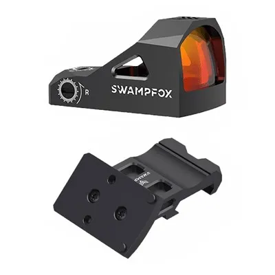 Micro Reflex Rebel 45 Offset Dot Sight Mount & Liberty Green Dot Black