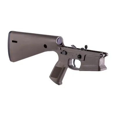 Ambidextrous Polymer Kp-15 Comp Lower Rcvr Slt W/Ambi Selector & Mag Catch ODG