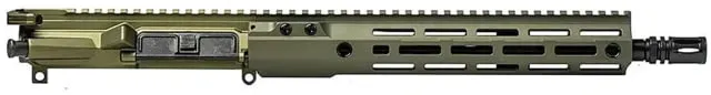 Aero Precision M4E1-T 5.56x45 12.7 inch MOD 4 Upper Receiver Government Mid Length 1 in 7 Twist A2 Bird Cage OD Green