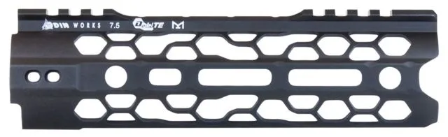 ODIN Works MLOK O2 Lite Free Float Forend Black 7.5in