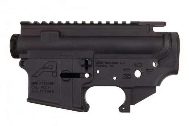 Aero Precision Special Edition Freedom AR15 Receiver Set - Black