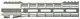 Aero Precision AR15 ATLAS S-ONE M-LOK Handguard - Uncoated 9.3in Raw - Aluminum