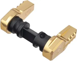 Fortis Manufacturing SS FIFTY AR Safety Selector 50/90 Degree 7075-T6 Aluminum Gold