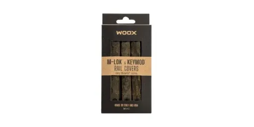 WOOX M-LOK & KeyMod Rail Covers (Set of 3) - Tiger Wood