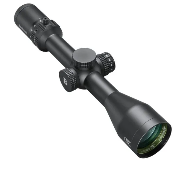Bushnell - 4-20x50 R7 ED Black Riflescope, SFP MOA Fiber Dot w/ Holdover Illum. Ret., EXO, Box 5L