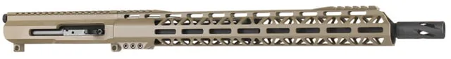 Bear Creek Arsenal BC15 5.56 NATO 16in Right Upper Receiver M4 Carbine 1-8 1/2x28 Flash Hide Black Nitride FDE