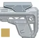 Recover Tactical BRS AR Stock w/Cheek Rest/Compartment/BRS6 AR Mag Holder Tan
