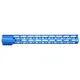 Guntec USA 16.5in AIR-LOK Series M-LOK Compression Free Floating Handguard w/ Monolithic Top Rail Anodized Blue