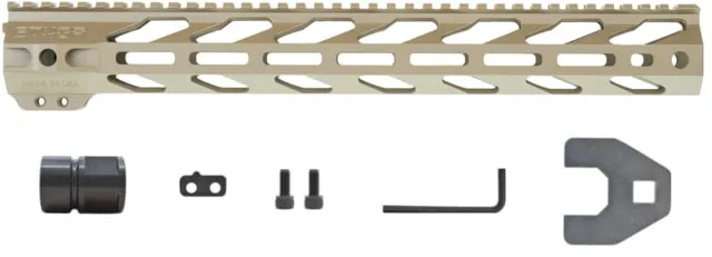 STNGR VYPR M-LOK Free Float Handguard for AR15/M4 Cerakote FDE 15in