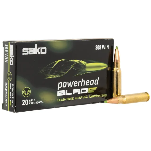 Sako Powerhead Blade .308 Win 162 gr LFBT 20rds Rifle Ammo