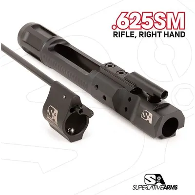 Block DI Builders Kit With Solid .625" Gas Black Rifle RH