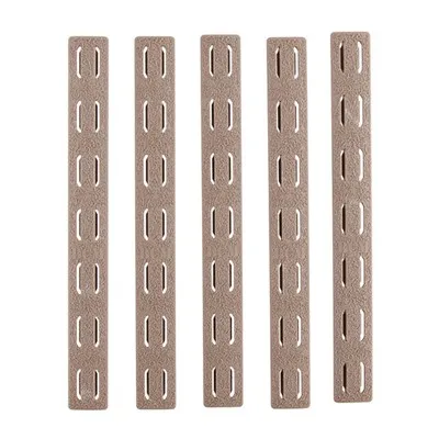 Rail Panel Kit 5-Pack KeyMod Rubber Flat Dark Earth 5.5"
