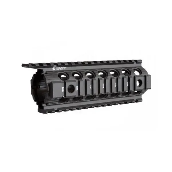 Troy Carbine/M4 Enhanced 7" Drop-In BattleRail, BLK – SRAI-DID-D7BT-00