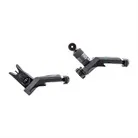 AR-15 Flip-Up 45 Degree Offset Sight Set Clamp Mount BLK