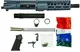 Ghost Firearms Upper Receiver Pistol Lower Parts Kit 5.56mm 7.5in Pistol 4150 Moly Steel Barrel 1-7 Twist 7in M-LOK Free Float Hand Guard A2 Flash