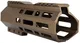 ABC RIFLE COMPANY Custom Hybrid Top Cut D-Front AR-10/DPMS LR-308 M-LOK Handguard 7in Bronze