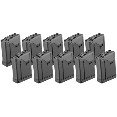 AR-15 L5awm Opaque Black Magazine 10pack